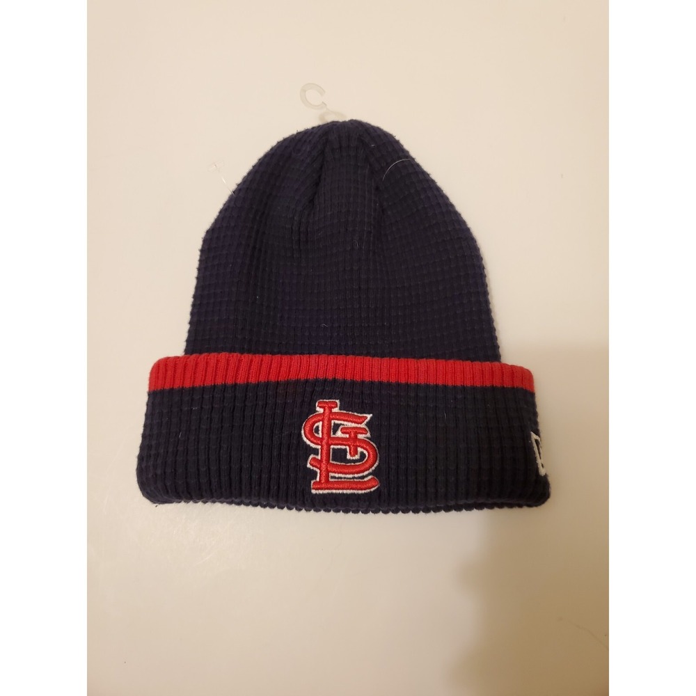 New Era St Louis Cardinals Mlb Youth‎ Thermal Beanie One Size Blue And Red